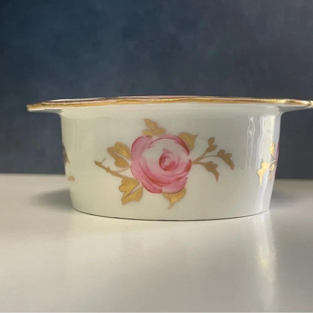 Vintage Limoges Cabbage Rose Custard Dish – Cowell & Hubbard Co.